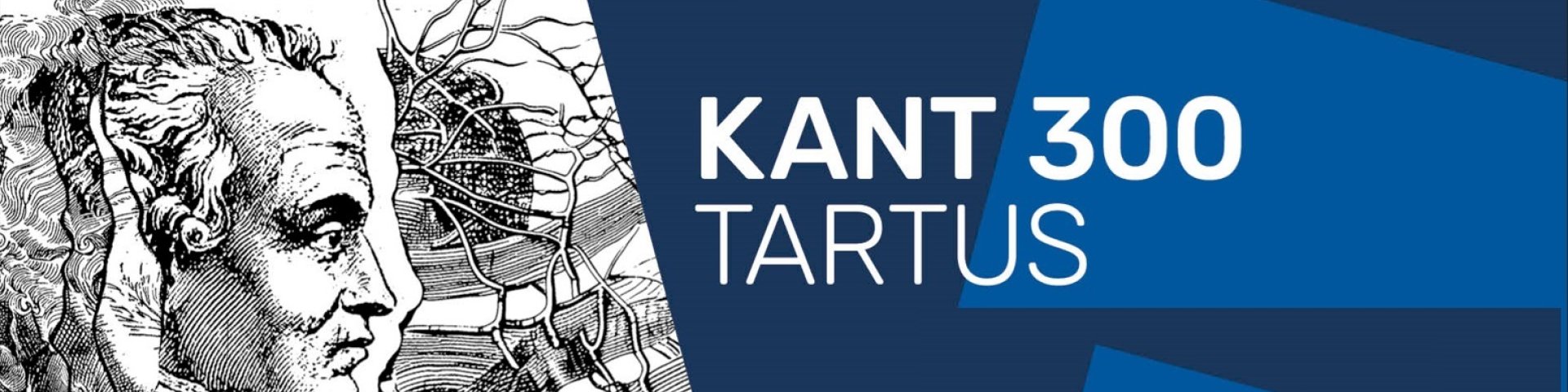 Kant 300. sünniaastapäeva kujundus koos joonistusega Kantist